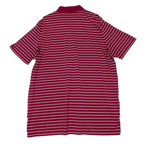 RLX Ralph Lauren Polo Shirt Mens XXL  Pink Striped Short Sleeve Stretch Adult - Picture 2 of 9